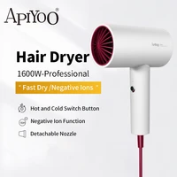 professional electric hair dryer strong wind salon portable dryer hot cold air wind anion hammer blower dry not foldable pf7