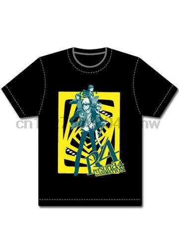 Persona 4 Yu Narukami футболка аниме Лицензированная Новинка |