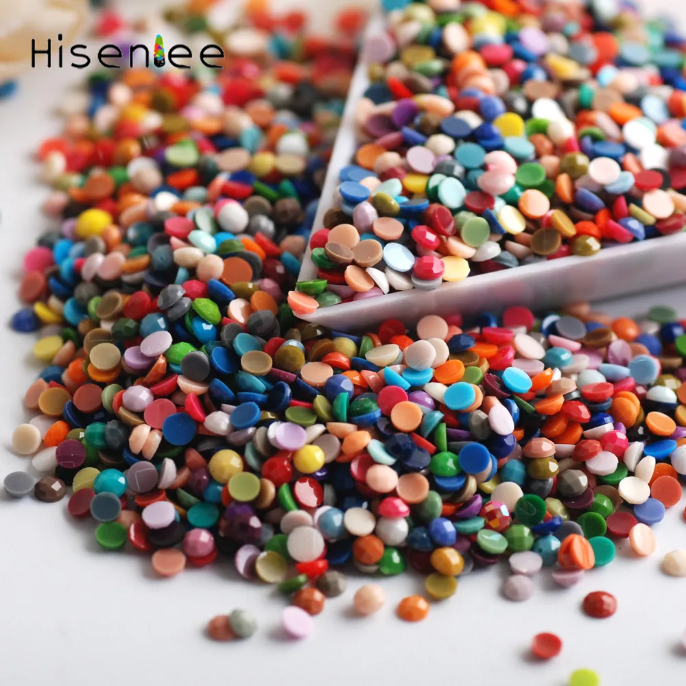 5000 шт. смешанных цветов акриловые плоские круглые Черепаховые лица классические