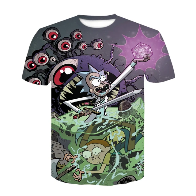 New 3D Rick and Morty T-shirts 2