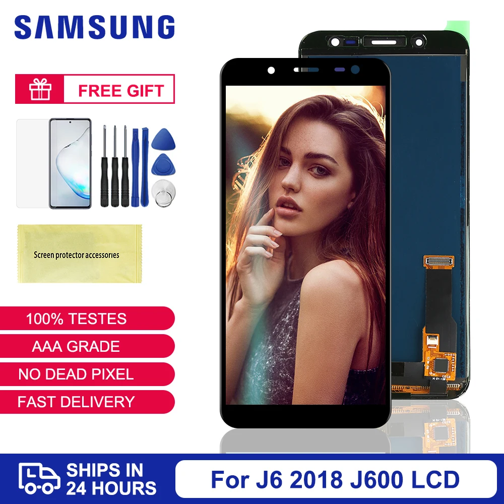 TFT дисплей J6 для Samsung Galaxy 2018 J600 сменный сенсорный ЖК экран J600G J600F J600L детали в