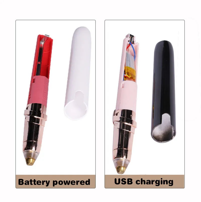 Электрические ножницы для лица и бровей Классическая портативная Женская