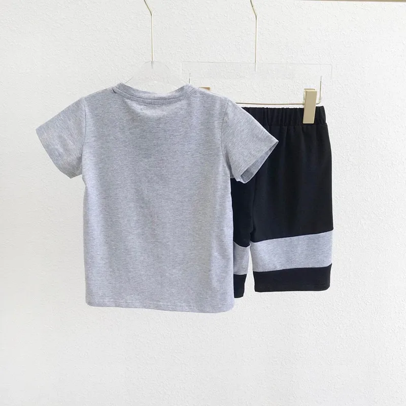 

kids set boys and girls Summer cotton suit In promotion