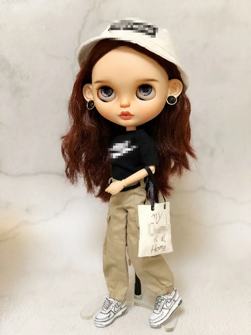 Модные Длинные повседневные армейские брюки с поясом для кукол blyth azone licca ob24 1/6 1