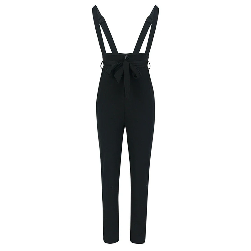 

Women Dungarees Strap Overalls Button Trousers Baggy Casual Sleeveless Jumpsuit Fashion Rompers Pant Ladies Casual Clothing