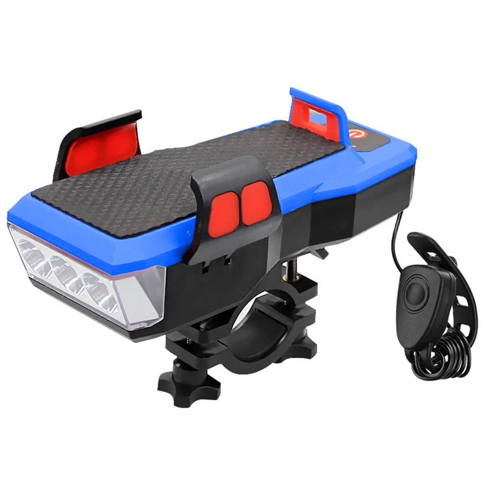 

Bicycle Light Bicycle Accessories LED Bicycle Headlight 550LM USB Rechargeable Bike Horn Phone Holder Headlamp