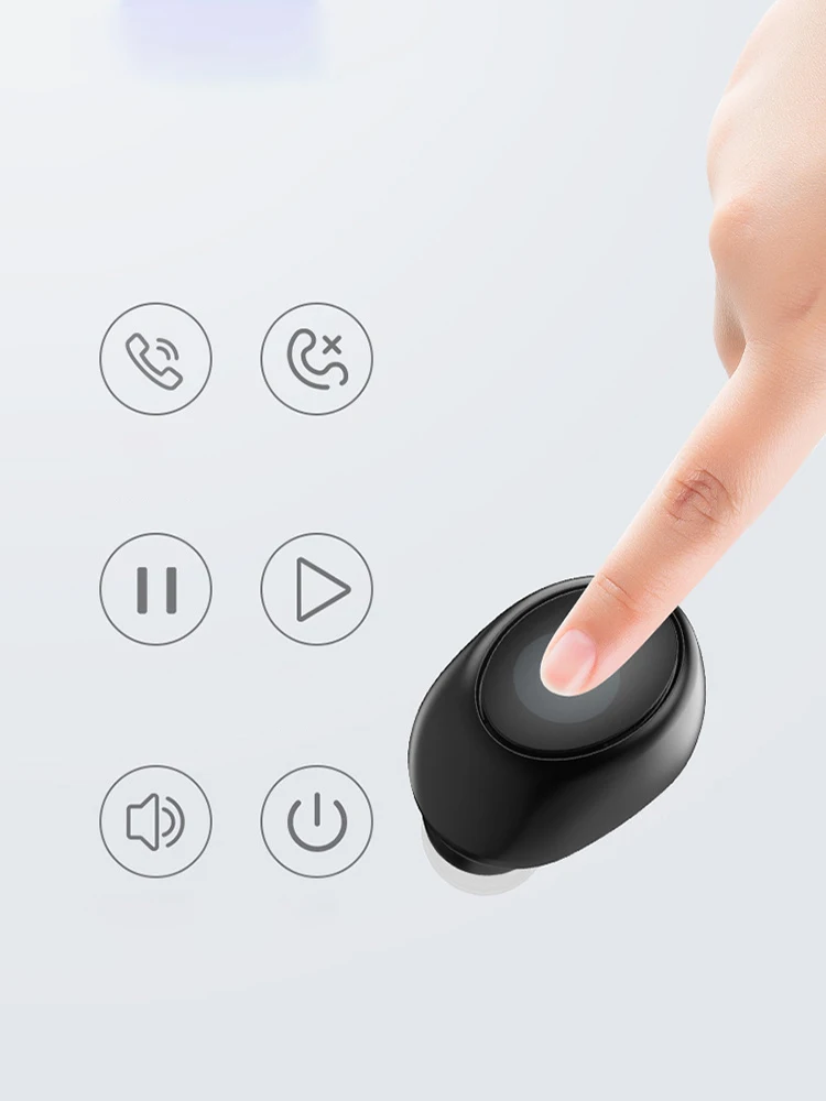 Беспроводные мини наушники X6 легкие спортивные Bluetooth с микрофоном для Xiaomi Redmi Vivo