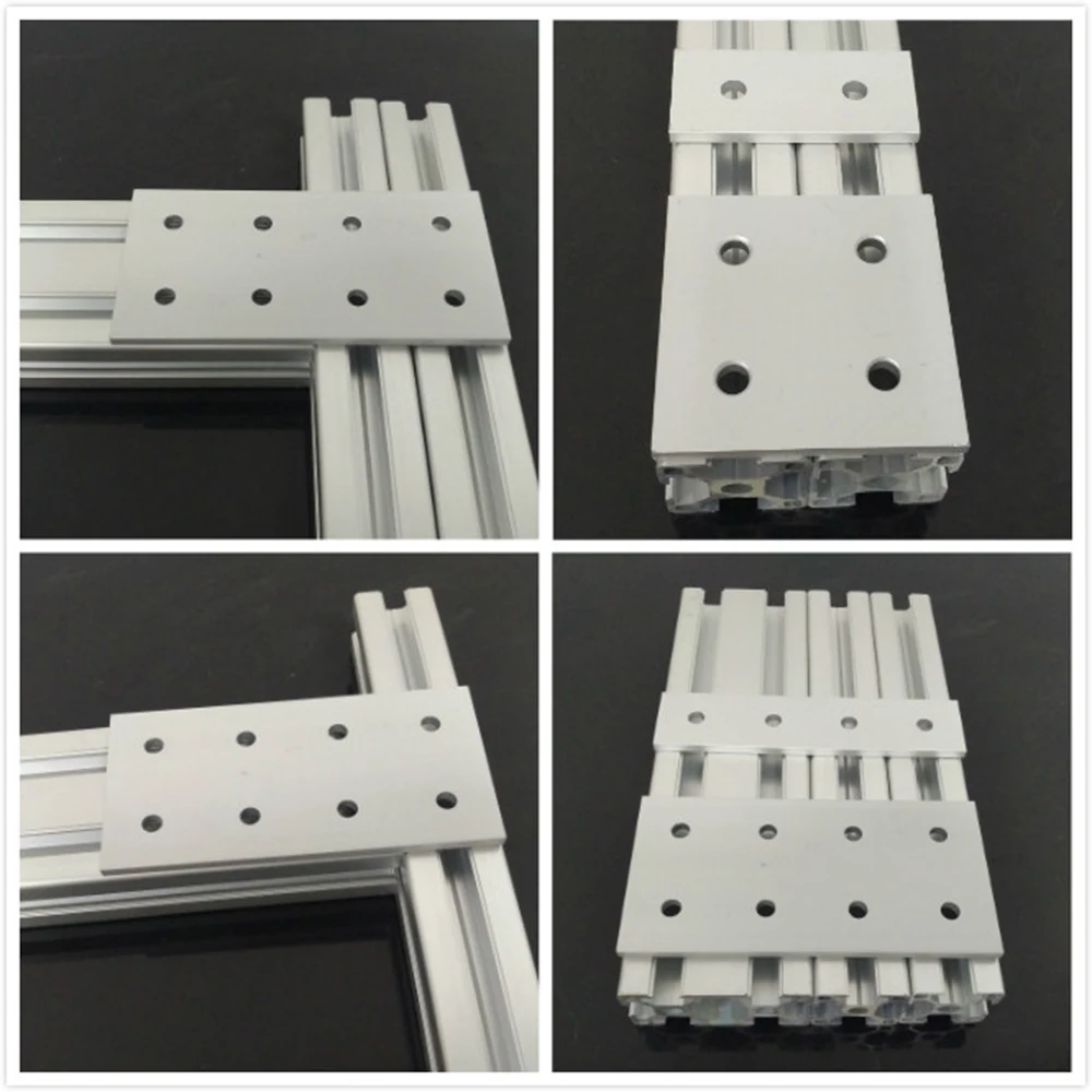 

Vertical connecting plate aluminum profile reinforcement plate 2020/3030/4040/4545/6060/8080/9090 hole one word connector