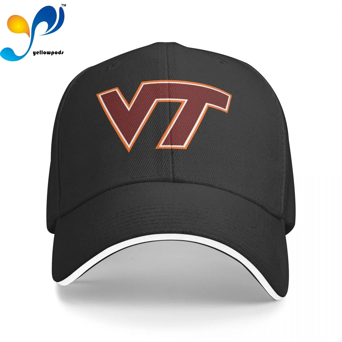 

Unisex Cotton Cap For Women Men Virginia Tech Fashion Baseball Cap University Adjustable Outdoor Streetwear Hat