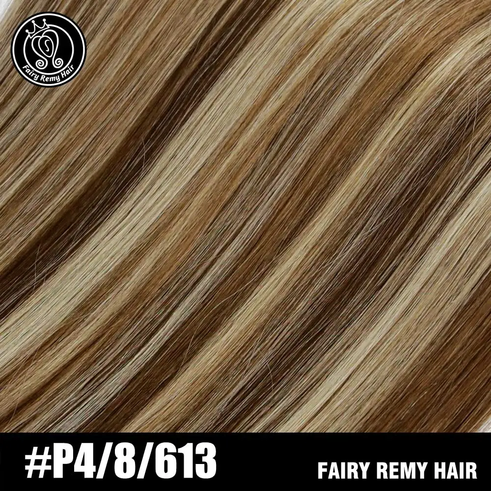 Сказочные волосы remy 0,8 г/локон 16 дюймов Remy микро бусины для наращивания волос в нано кольцах ссылки российские натуральные волосы Платина блонд цвет 40 г - Цвет: P4-8-613