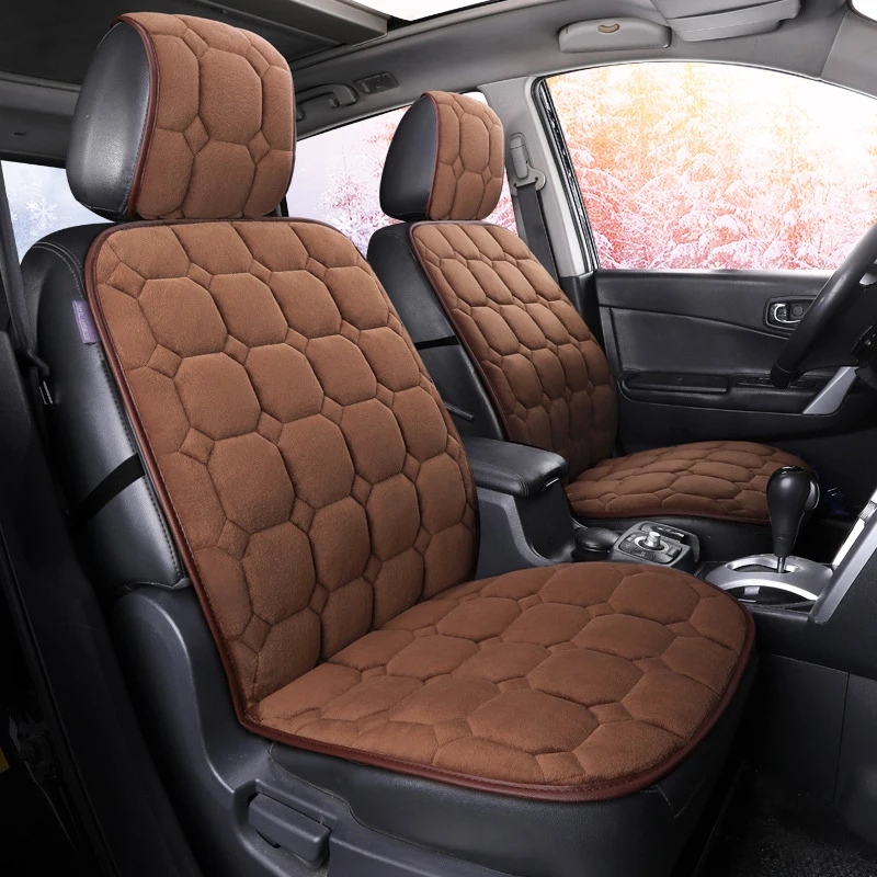

Seat cover car seat cushion winter warm seat covers flax cotton material car interior supplies cover Auto accessories Thicken