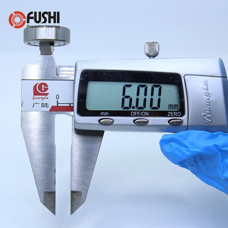 S626ZZ подшипник 6*19*6 мм (10 шт.) ABEC 1 440C ролик из нержавеющей стали S626Z S626 Z ZZ шариковые