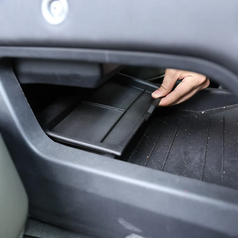 

For Land Rover Defender 110 2020-2022 TPE rubber Car Center console Lower Anti-Slip Mat Debris Mat Car Accessories