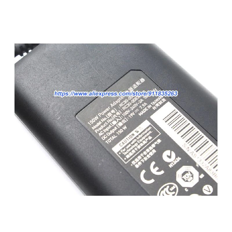 150W RC30-0083 Power Adapter 19V 7.9A RC30-0099 For Razer BLADE 2014 RZ09-0102 RZ09-0130 RZ09-01161E32 RZ09-01171E11 RZ09-01161 |