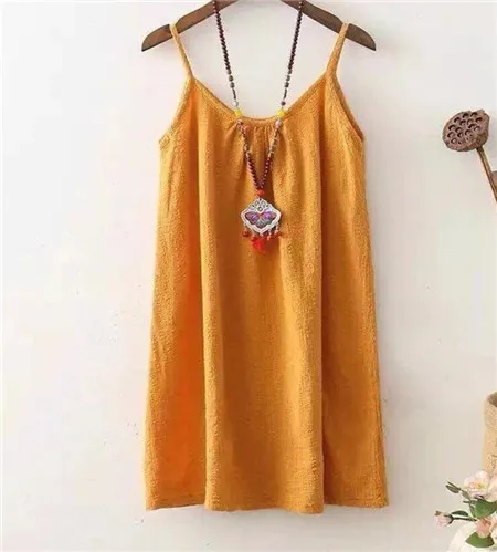 Spot supply sand wash vertical bamboo - like hemp fabric dress condole belt shirt short sleeve bubble | Дом и сад