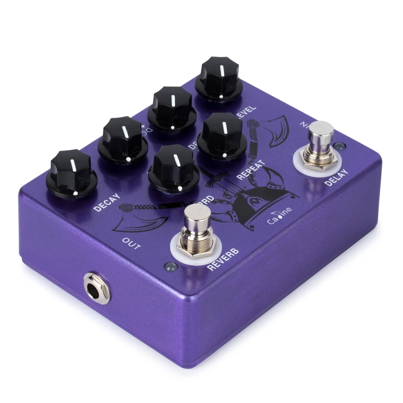 Caline CP-80 Ragnarok Reverb Delay Guitar Effect Pedal Accessories Dual | Спорт и развлечения