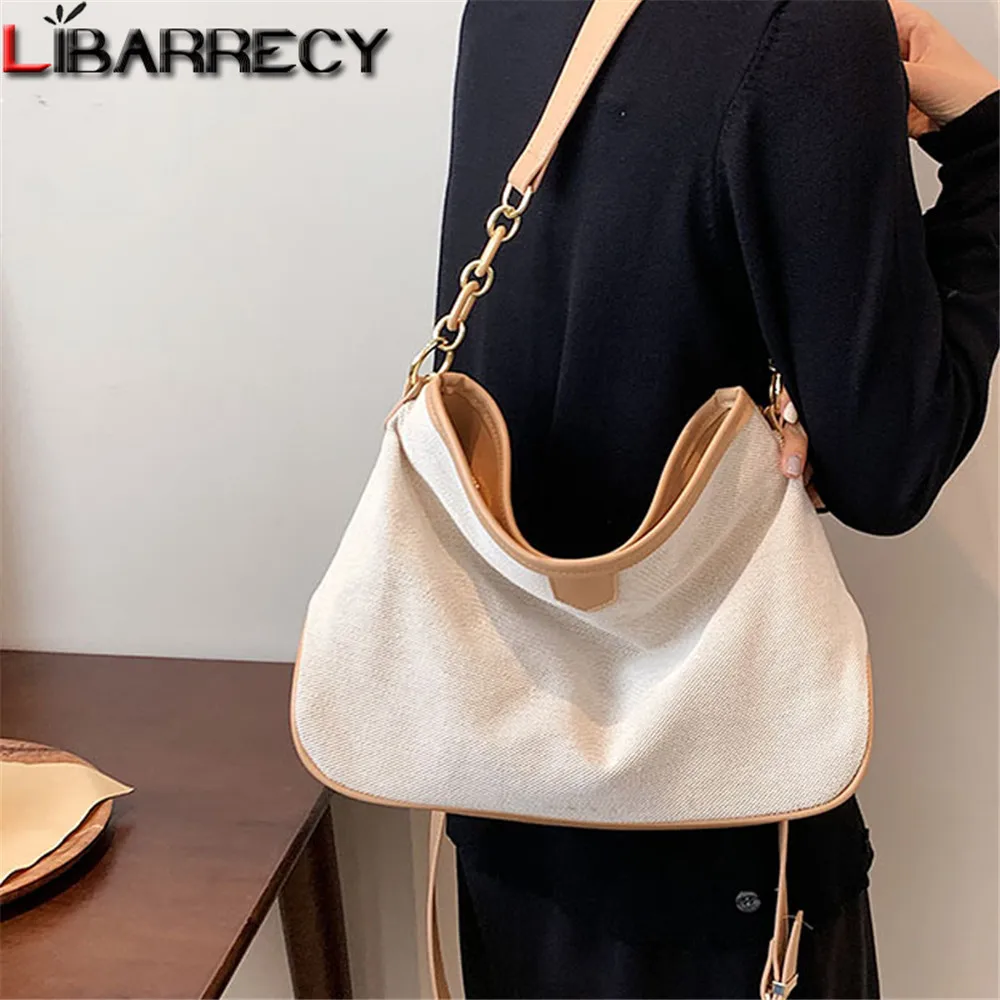 High Quality Canvas Ladies Travel Bag Solid Color Multifunctional Messenger Bags Casual Design Large Capacity Women Shoulder Bag