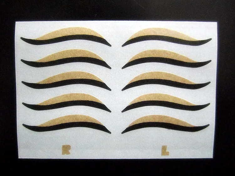 5 упаковок наклейка для глаз в кошачьем стиле Черная Подводка и двойная лента век