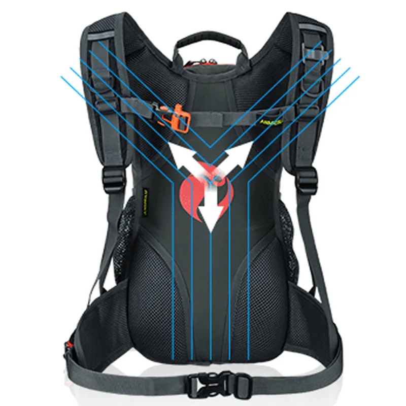Anmeilu 15L Ultralight Bicycle Backpack Waterproof Cycling Bike Rucksack Men's Outdoor Riding Travel with Rain Cover | Спорт и