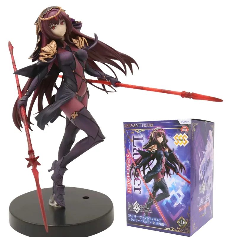 25 см аниме Fate/Stay Night фигурки Fate Grand Order Lancer Scathach ПВХ фигурка Коллекционная модель