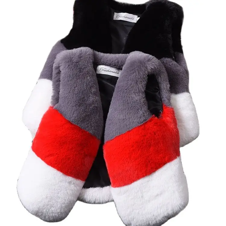 Новая модная одежда Winer пальто из искусственного меха детское пушистое для