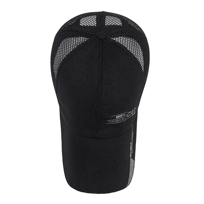 

2020 Solid Color Baseball Hat Men Letter Mesh Hats Women Summer Breathable Unisex Snapback Caps Outdoor Gorras Bone Sun Cap