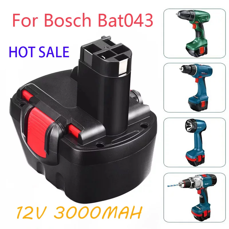 Перезаряжаемая батарея для электродрели BOSCH 12 в 607 Ач/335 Ач 2 709 335 PAG GSR PSR VE BAT043 BAT045 697|