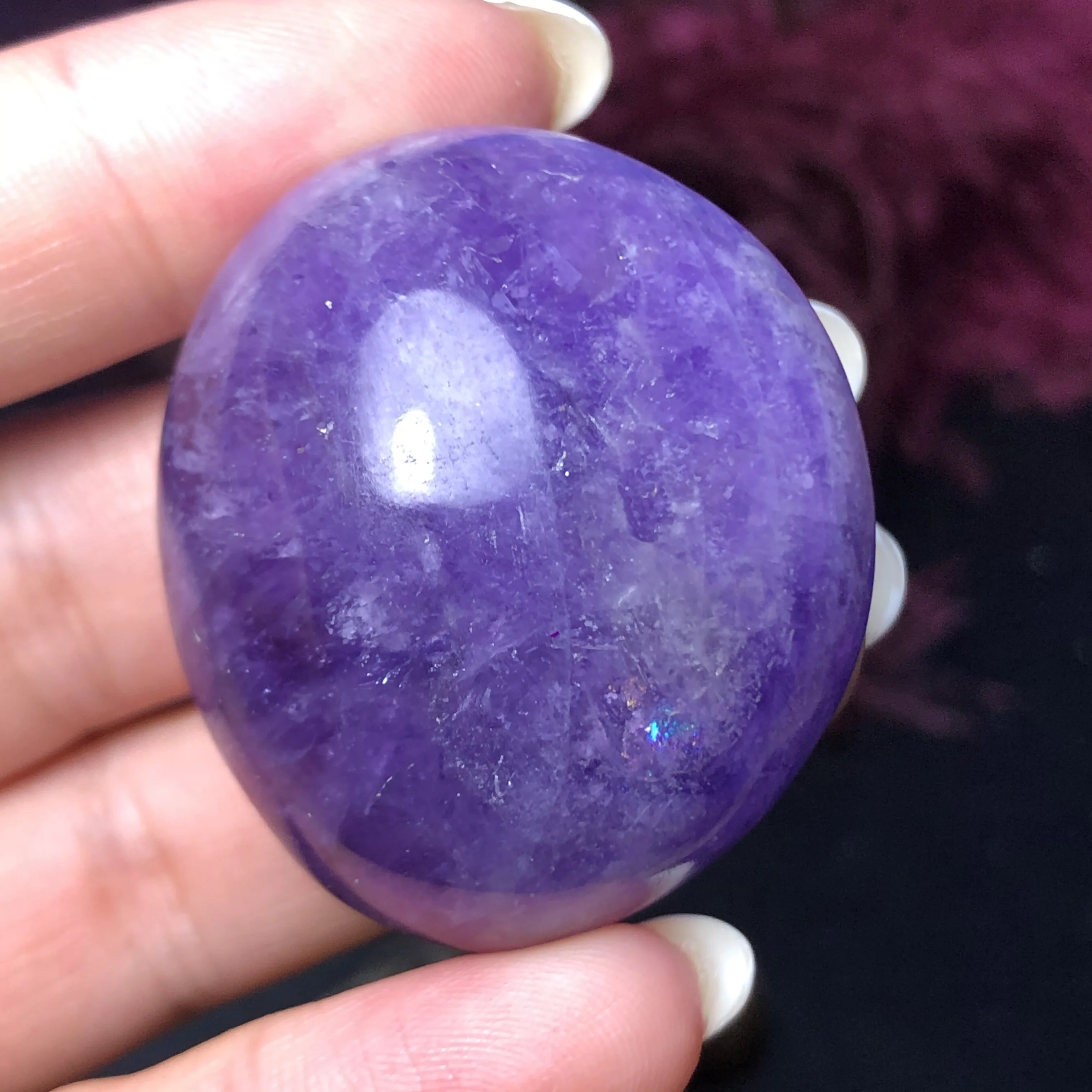 1 шт. натуральный драгоценный камень с аметистом и ладонью|Камни| |