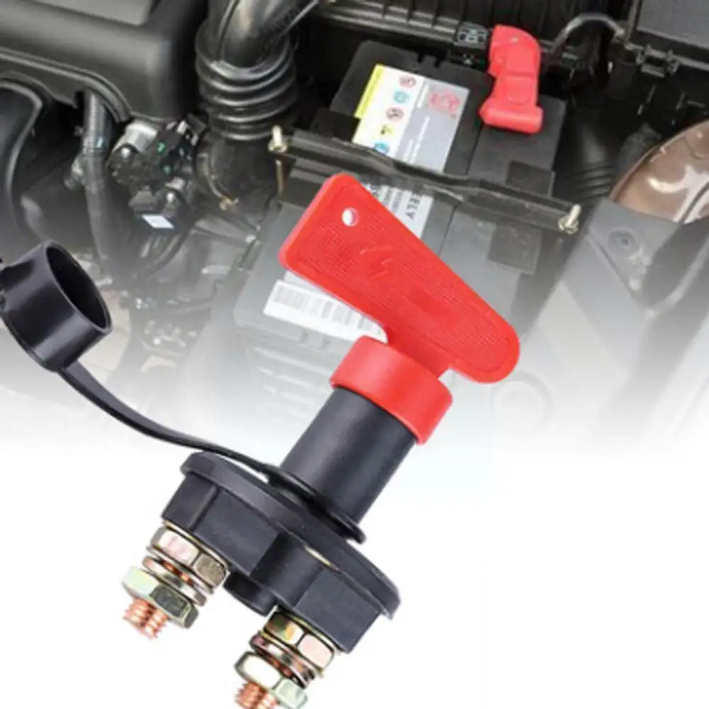 

12V 300A Car Battery Main Switch Power Isolator Cut Off Kill Switch Durable Car Boat Disconnect Switch For Marine ATV Truck B7J1