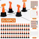 50 шт. 25 плоский Керамика пол стены строительные инструменты многоразовые выравнивания плитки Системы Kittile выравнивания Системы комплект для плитки