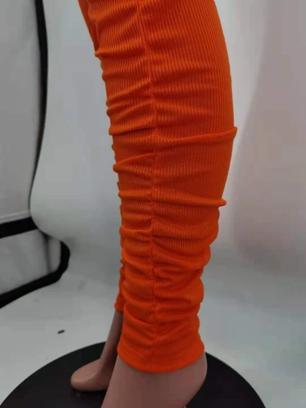 

Summer Two Piece Set Women Knit Shirring Tube Top+Pants MatchingS Ets Nightclub Style 2 Piece Sets Streetwear Wholesale Items