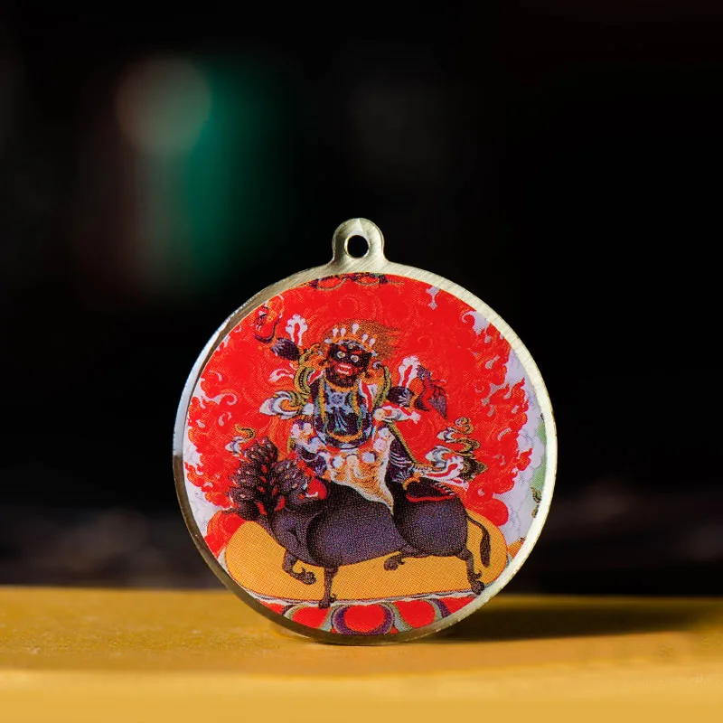 Статуя Будды злого Гуру Ринпоче маленькая тибетская буддистская медная подвеска