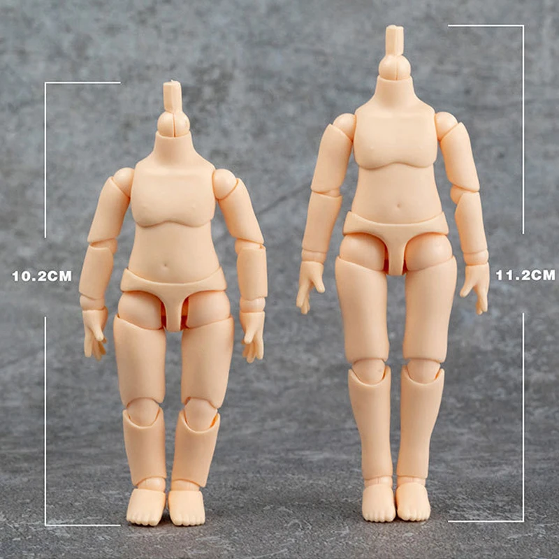 

Obitsu 11CM Doll Toys YMY Body suitable for GSC Head ob11 BJD Body Spherical Joint Doll Toy Hand Set Doll accessories