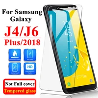 2pcslot tempered glass for samsung galaxy j6 plus j4 2018 protective glas screen protector for j6plus screenprotector j62018