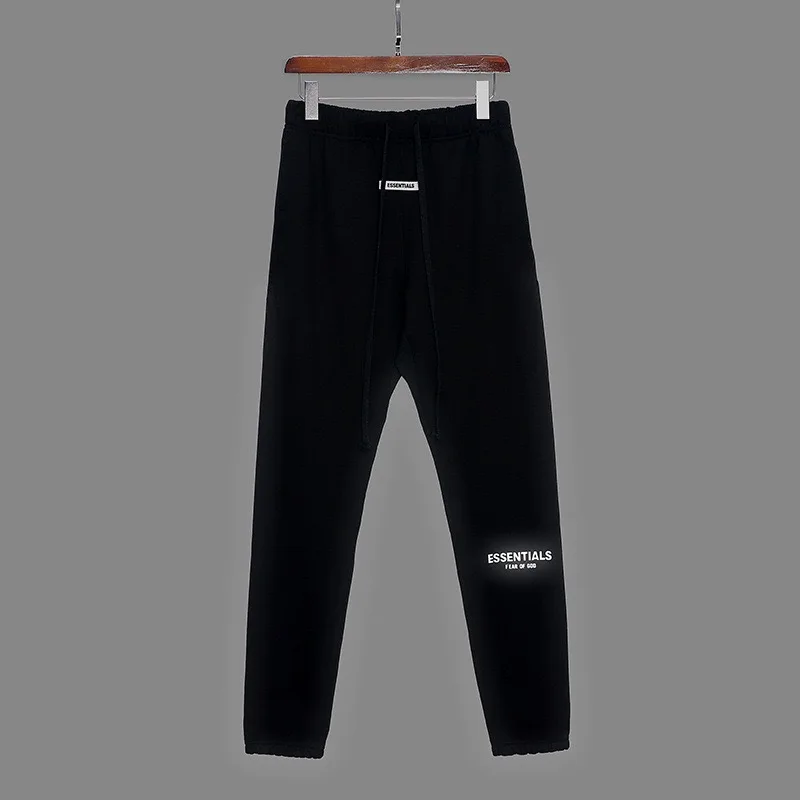 

2021 Hot New Sweatpants fog 100%1:1 Essentials joggers Kanye West Jerry Lorenzo Loose Oversized Trousers Cotton Pants