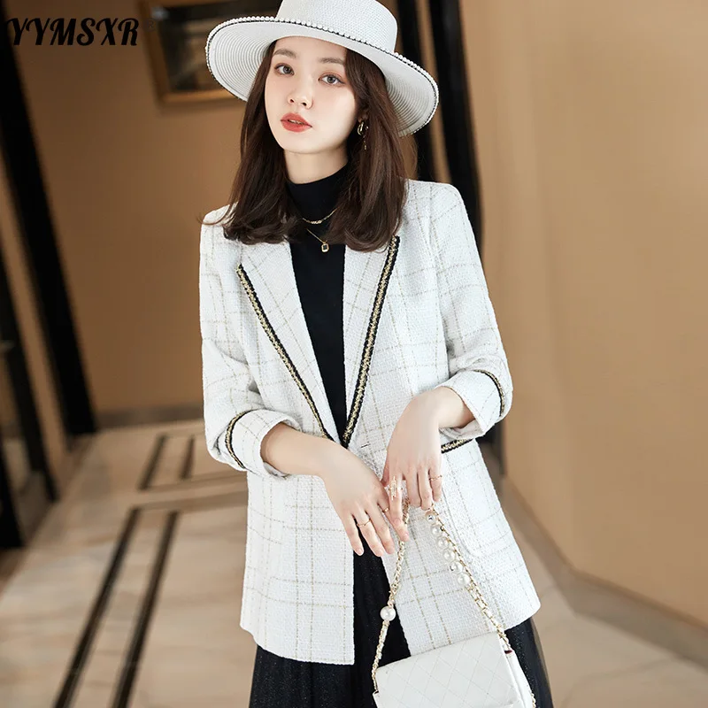 2022 New Autumn and Winter  Women's High-quality Long-sleeved Professional Wear Temperament Slim Ladies Office Blazer