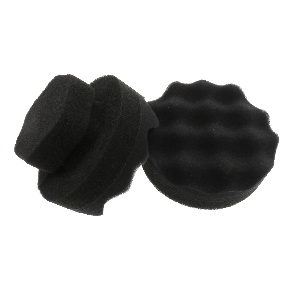 

Car Wax Polishing Sponge hexagonal grip applicator Handle Dust Wash Brush High Density Foam Sponge For Auto Waxing Accessories