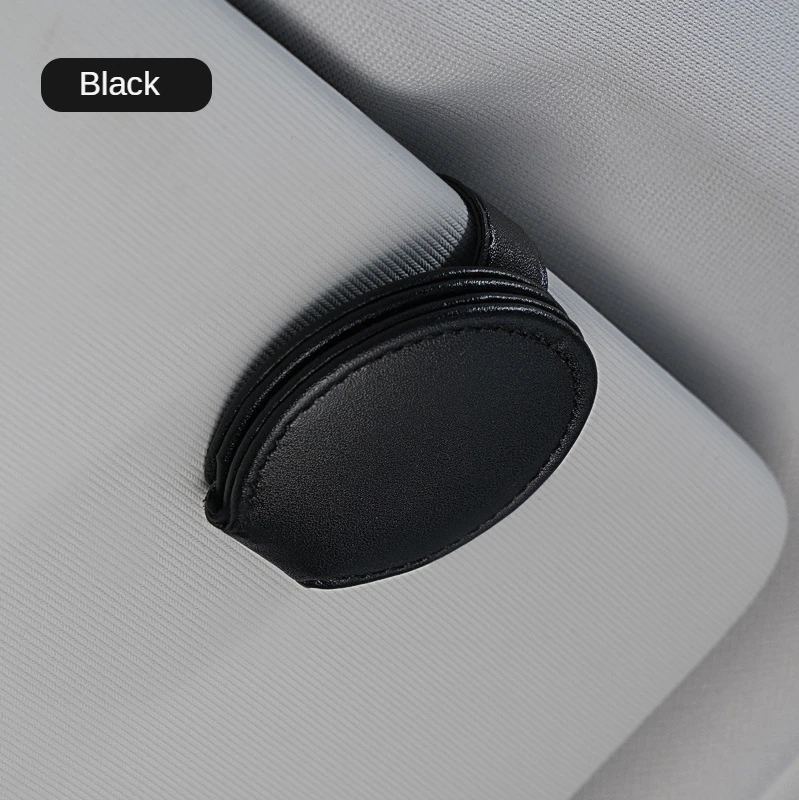 

Car Glasses Clip Storage Eyeglass Card Storage Ticket Holder Sun Visor Glasses Box Case Auto Interior Organize Accessories