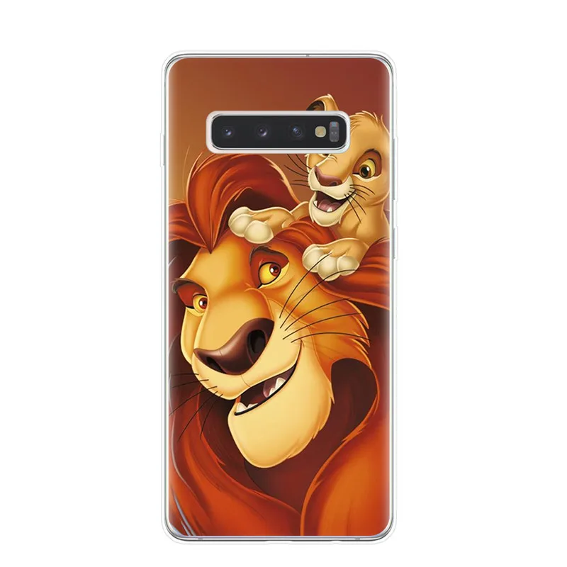 T3575 Роскошный чехол для телефона Lion King nala simba timon для samsung Galaxy S10 S9 S8 Plus S6 S7 Edge S10E Lite 5G Мягкий ТПУ чехол Капа Etui - Цвет: T3575