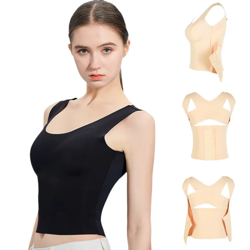 

Женский корсет для похудения, жилет для талии без ободков, формирование тела, формирование живота, Спортивная корректирующая одежда, коррек...