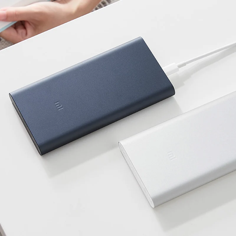Xiaomi Power Bank 3 10000 мАч двойной USB внешний аккумулятор Quick Charge 0 Micro кабель 18 Вт