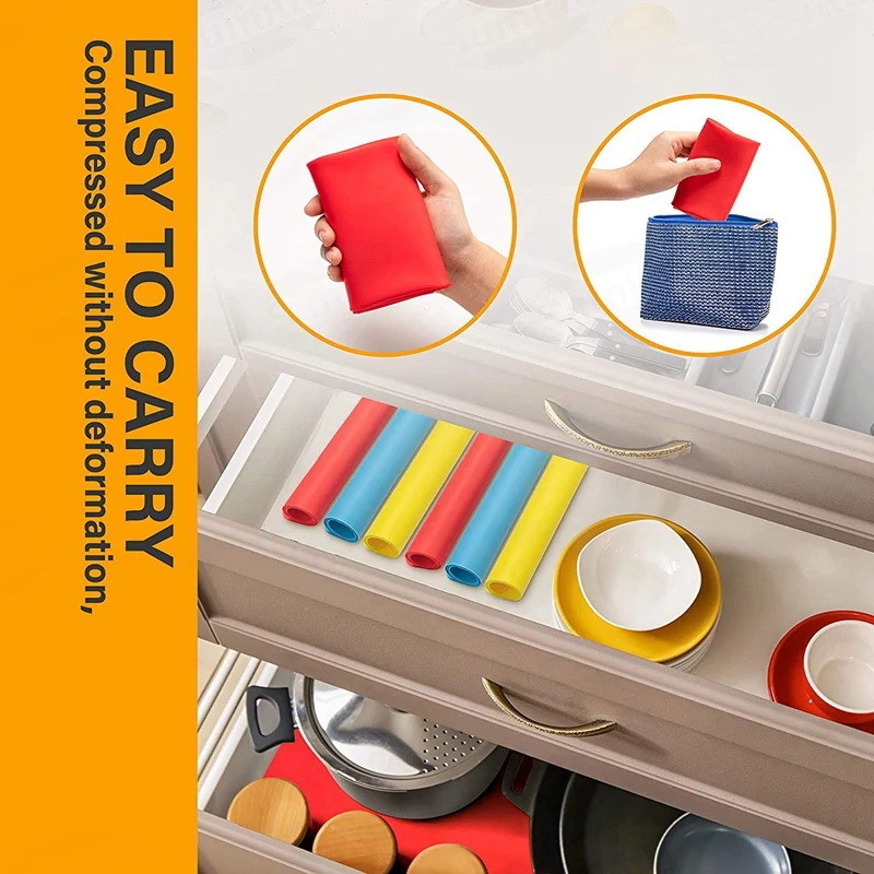 

6 Pieces of Silicone Board Used for Crafts Casting Mold Pad Multi-Function Pad Non-Stick Non-Slip Heat-Resistant Pad
