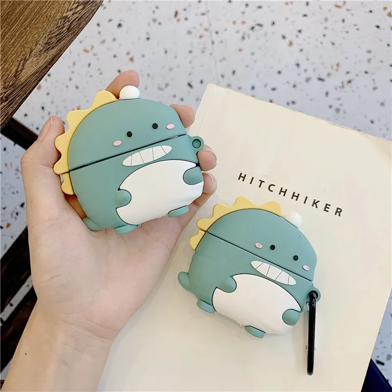Corgi Dog 3D Milk Tea Banana Shell For Airpods 1 2 Case Pro3 Silicone Bluetooth Wireless Protective Cove AirPods Cute | Электроника
