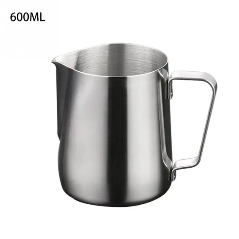 

100/150/200/350/600/1000 MlStainless Steel Milk Frothing Jug Thick Coffee Milk Foamer Cappuccino Mugs Latte Jug Coffee Supplies
