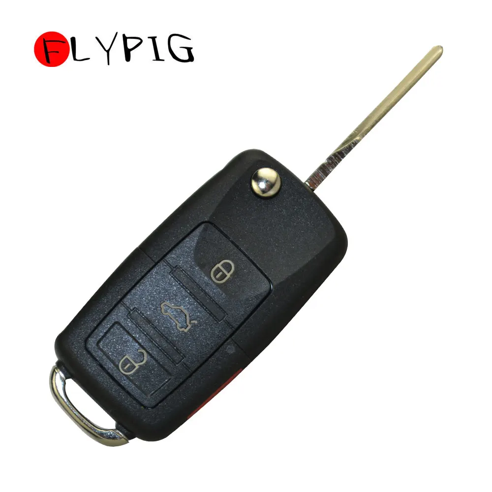 FLYPIG новый флип пульт дистанционного ключа чехол для VW BEETLE JETTA PASSAT GOLF без чипов