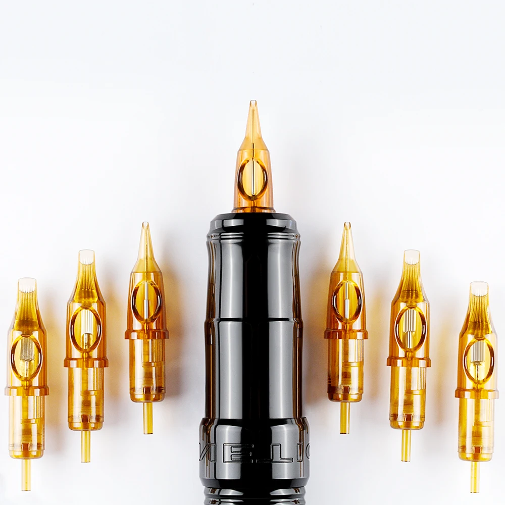 Новая одноразовая стерилизованная безопасная тату игла RL RS RM M1 для перманентного