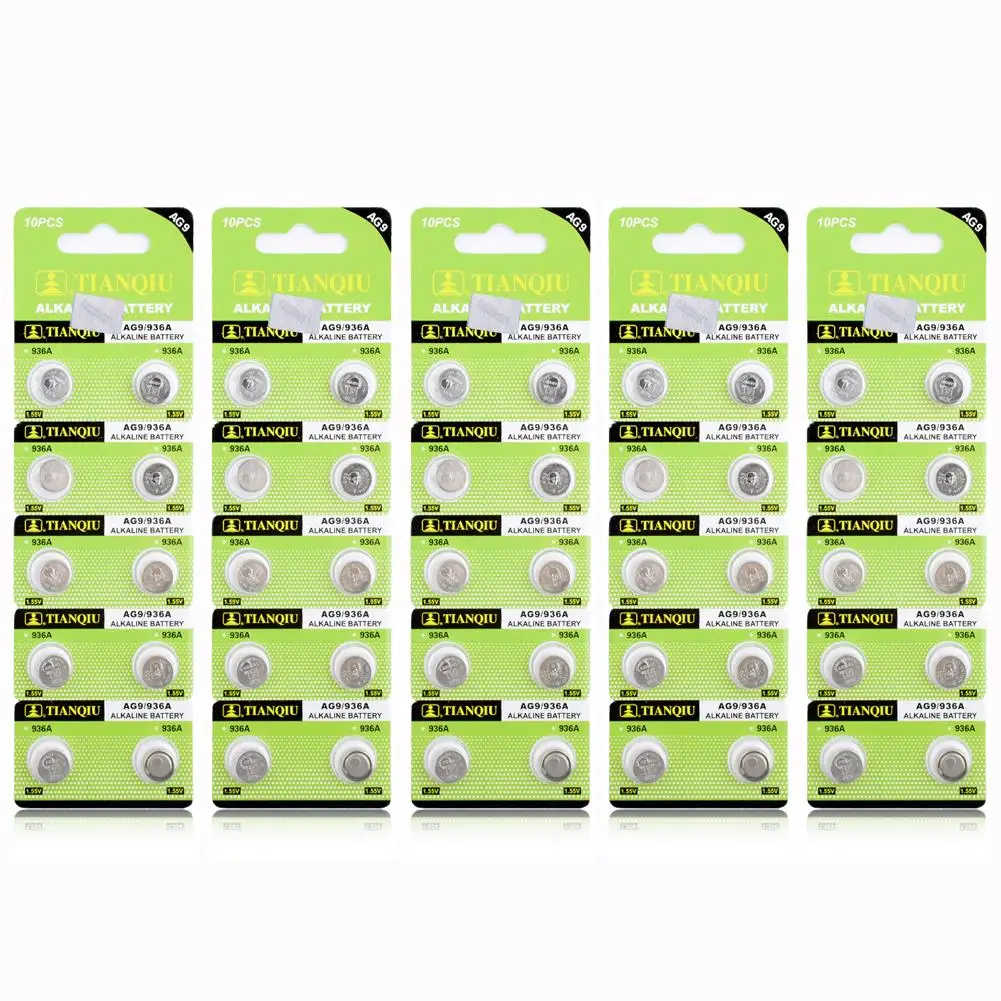 

SR936SW Watch Cell Coin Battery SR936 936A 194 394 AG9 V394 D380 524 x50 1.55V 50 Pieces 1.55V AG9 LR936 394 SR936SW 194 V394