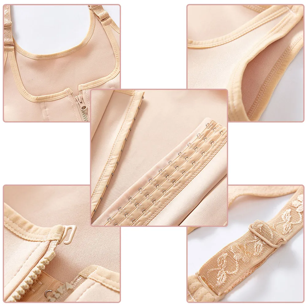 Корректирующее белье с высокой талией на молнии 3 ряда 15 пуговиц послеродовой