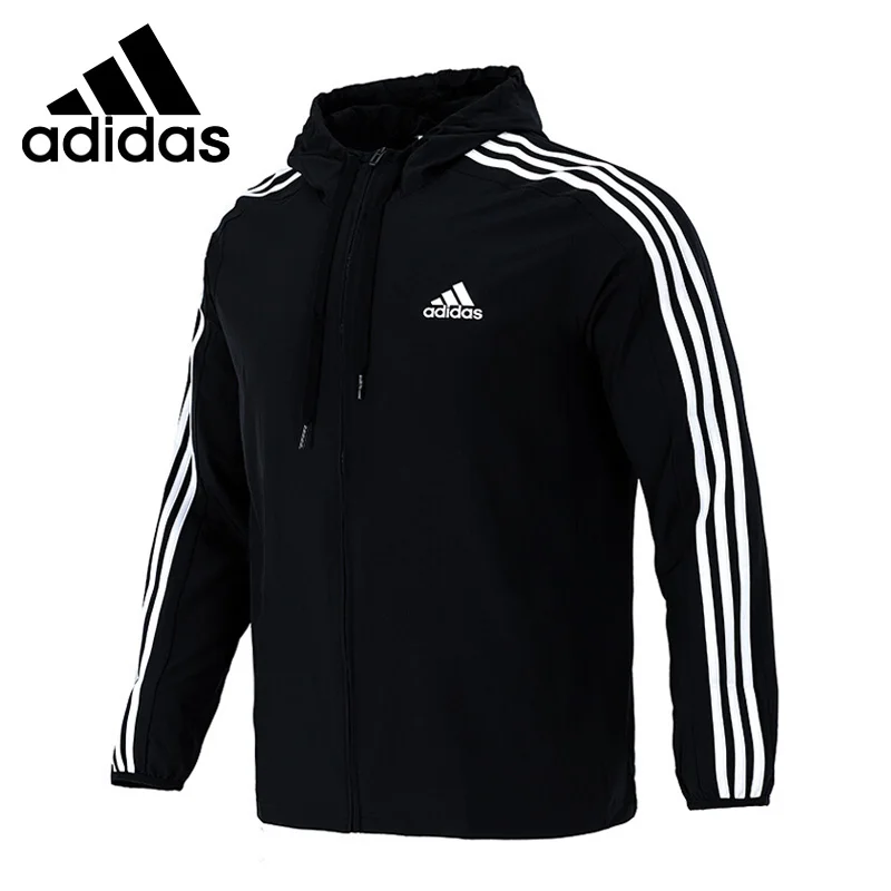 

Оригинальное новое поступление, мужская куртка Adidas M 3S WB, спортивная одежда с капюшоном
