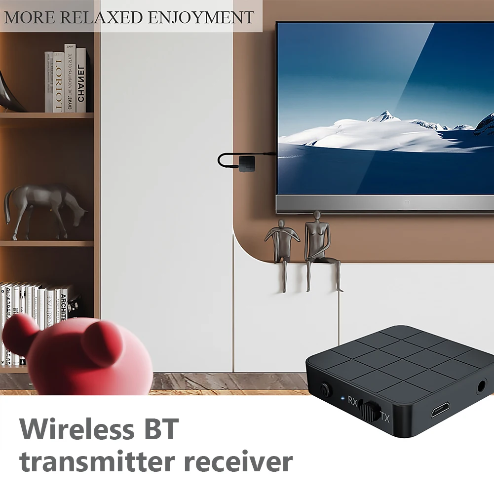 Аудио Bluetooth совместимый адаптер RCA передатчик приемник 2 в 1 стерео 3 5 мм